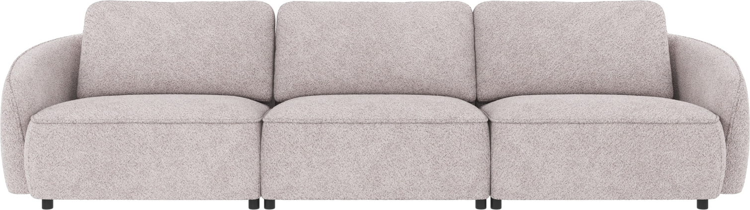 Personers Sofa Rowico Norris Lysegrå Anna Polyester 319x102 Med Koldskum Fsc Mix Ramme