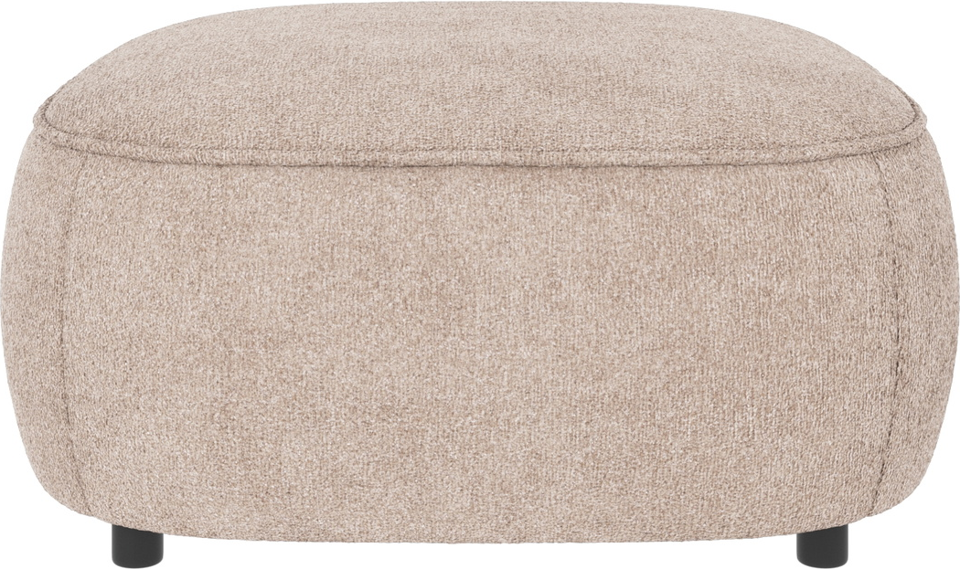 Puf Til Sofa Rowico Norris Lysebeige Greg Stof ø89 Fodskammel Med Koldskum  Fsc Ramme