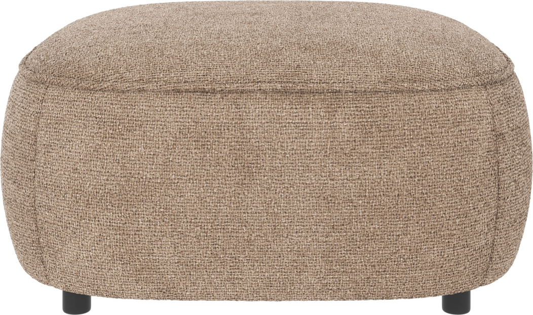 Puf Fodskammel Til Sofa Rowico Norris Gråbeige Polyester ø89x43