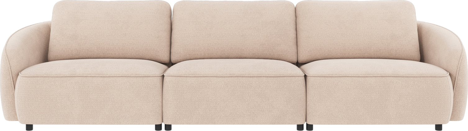 Personers Sofa Rowico Norris Rita Lysebeige Polyester 319 Bred