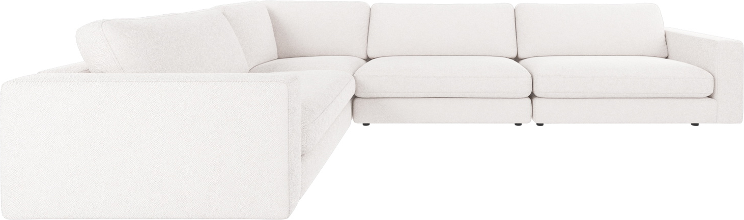 Modulær Hjørnesofa Duncan i Hvid - Elegant og Stilfuld