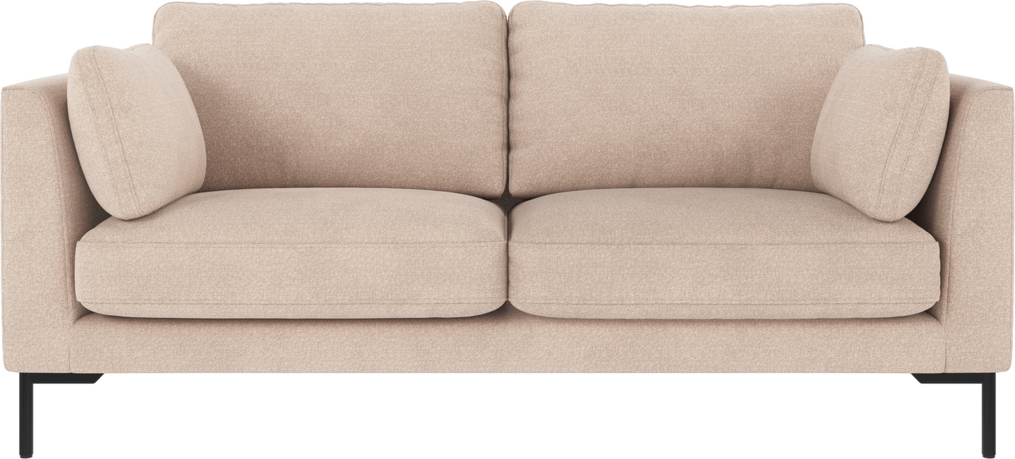 Personers Sofa Rowico Corwin Lysebeige Polyester  Sort Metalben 83190
