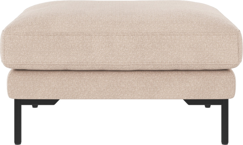 Puf Til Sofa Rowico Corwin Rita Lys Beige Fsc Træ  Sorte Metalben H45xb84xd64