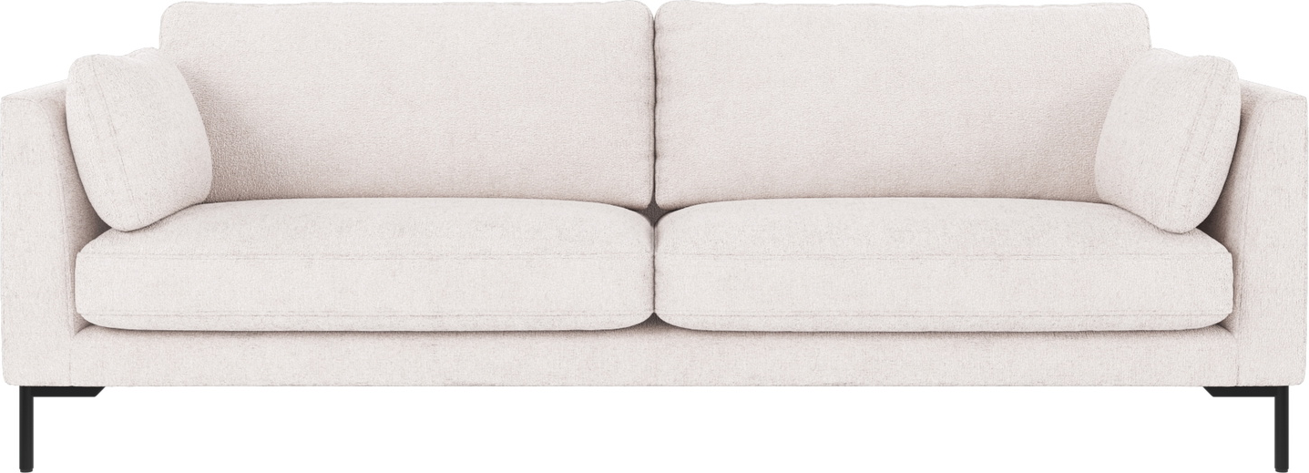 Personers Sofa Rowico Corwin Greg Polyester Hvid Med Sorte Metalben H83b238d98