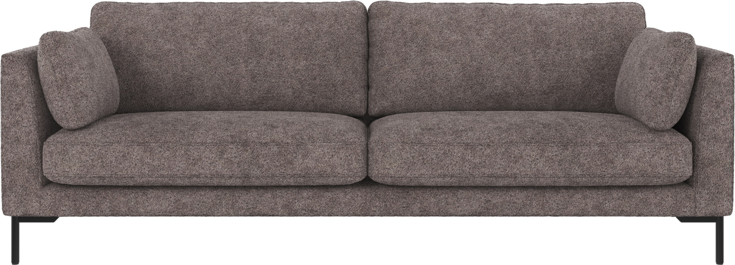Personers Sofa Rowico Corwin Mørkegrå Anna Polyester Fsc Mix Træstel Metalben