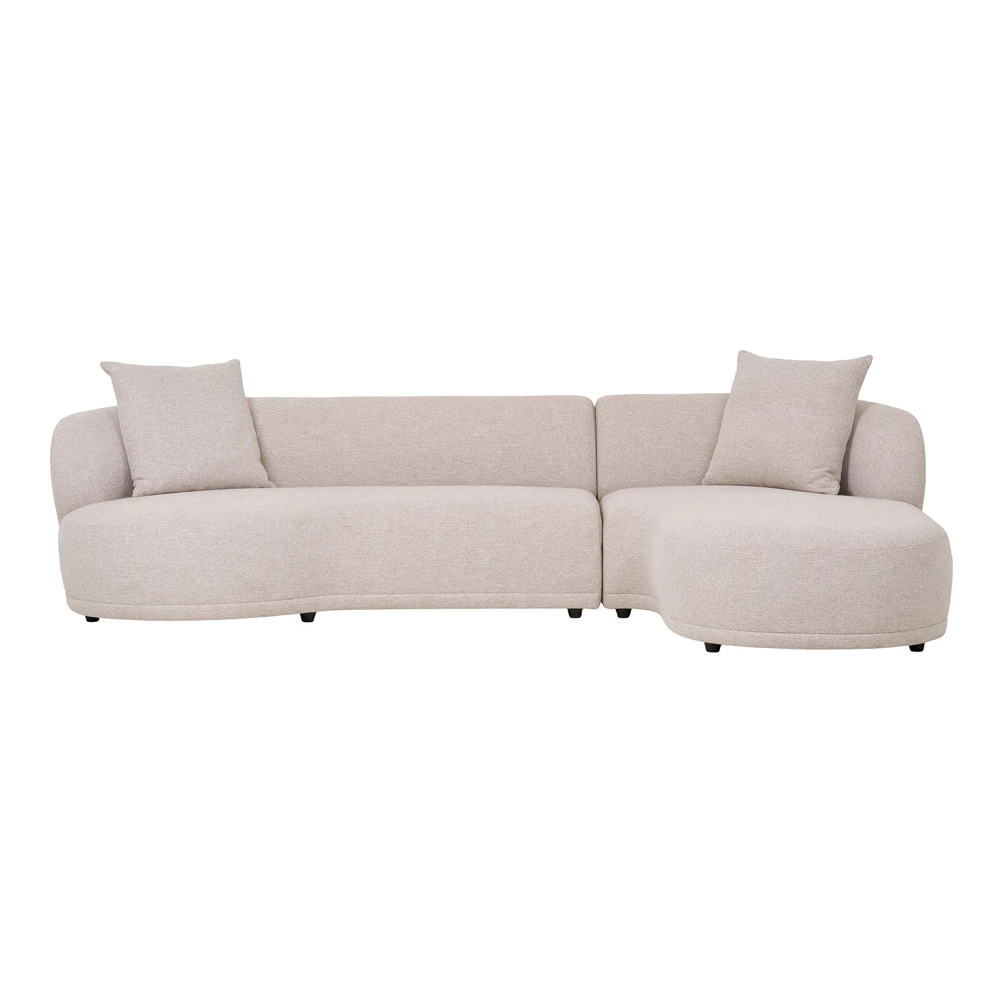 Kingston Lounge Sofa i Naturfarve – Elegant og Komfortabel