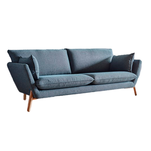 Freja Pers Sofa i Grå Stof - Skandinavisk Designtilbud