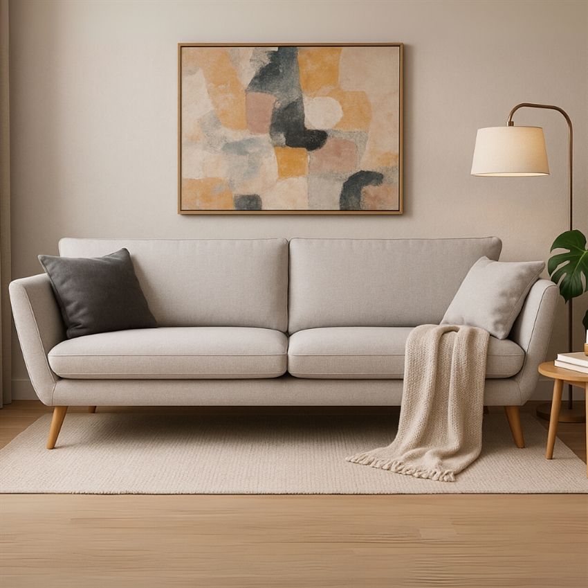 Egelykke lysegrå 2-personers sofa – Skandinavisk stil