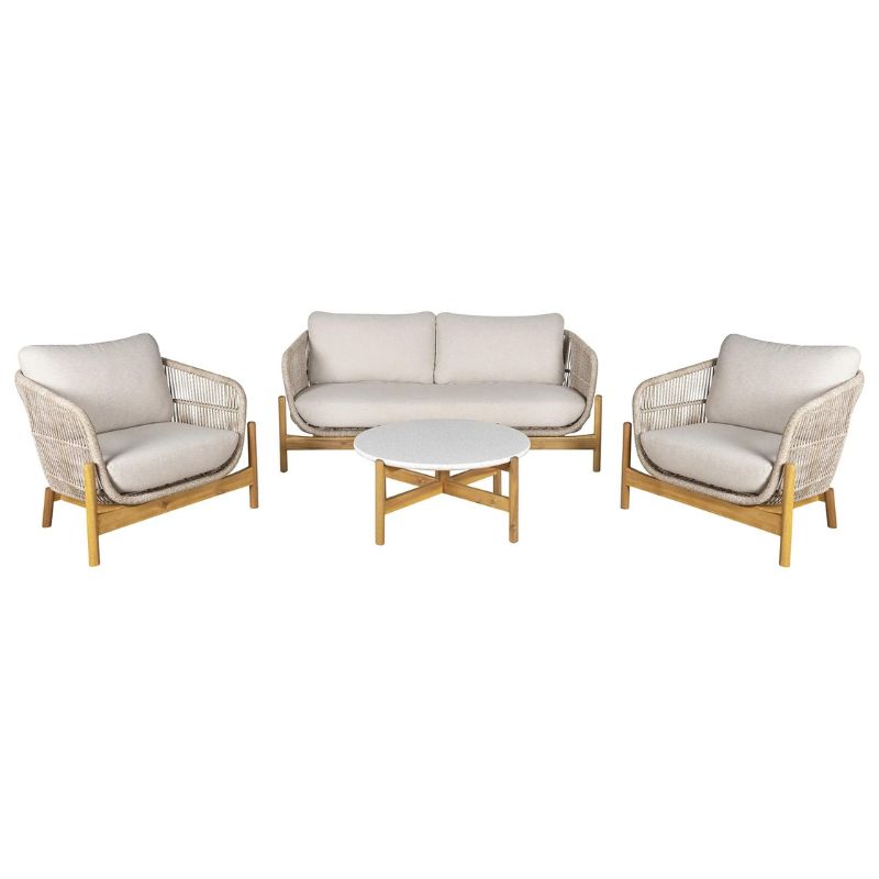House Nordic Terracina Loungesæt i Acacietræ med Bord