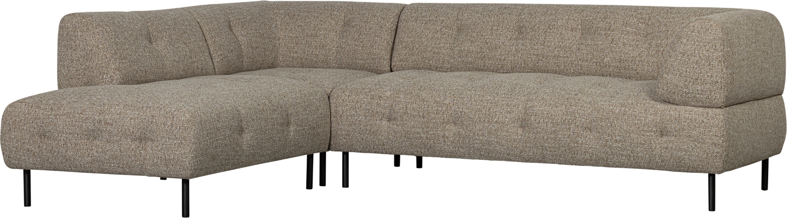 Hjørnesofa Venstrevendt Woood Lloyd i Brun - Stilfuld Design