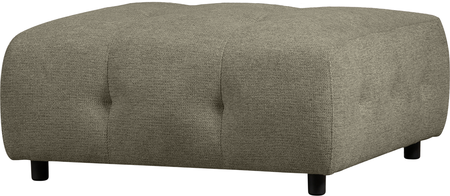 Modulær Sofa Skammel fra Woood Louis - Grøn, ø90 H43