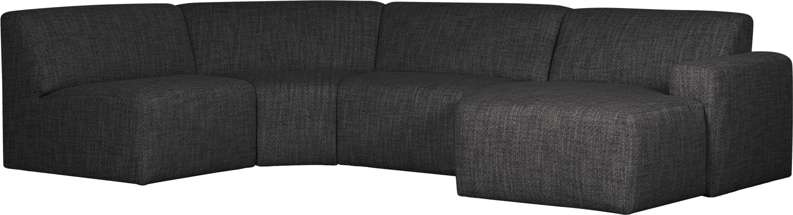 Modulopbygget Hjørnesofa Avelon i Antracit – Stil og Komfort