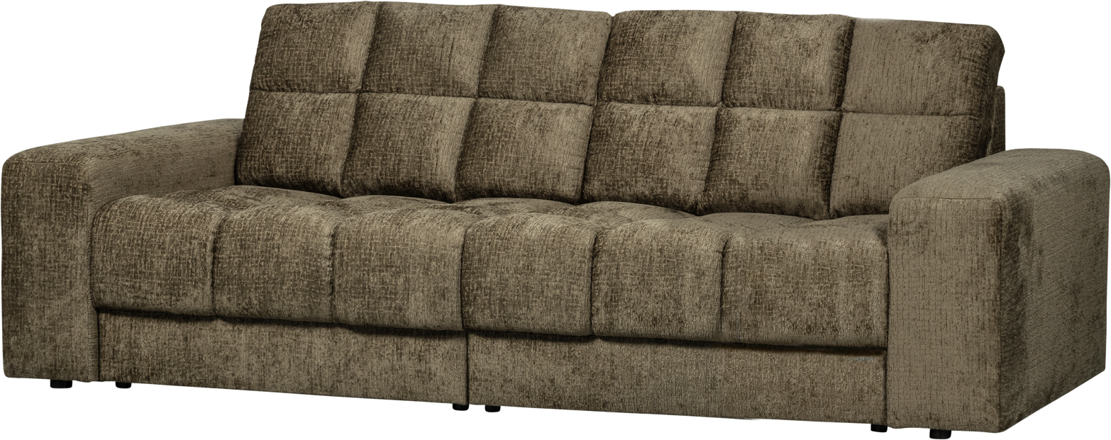 WOOOD Second Date 2-personers sofa i grøn velour - Elegance