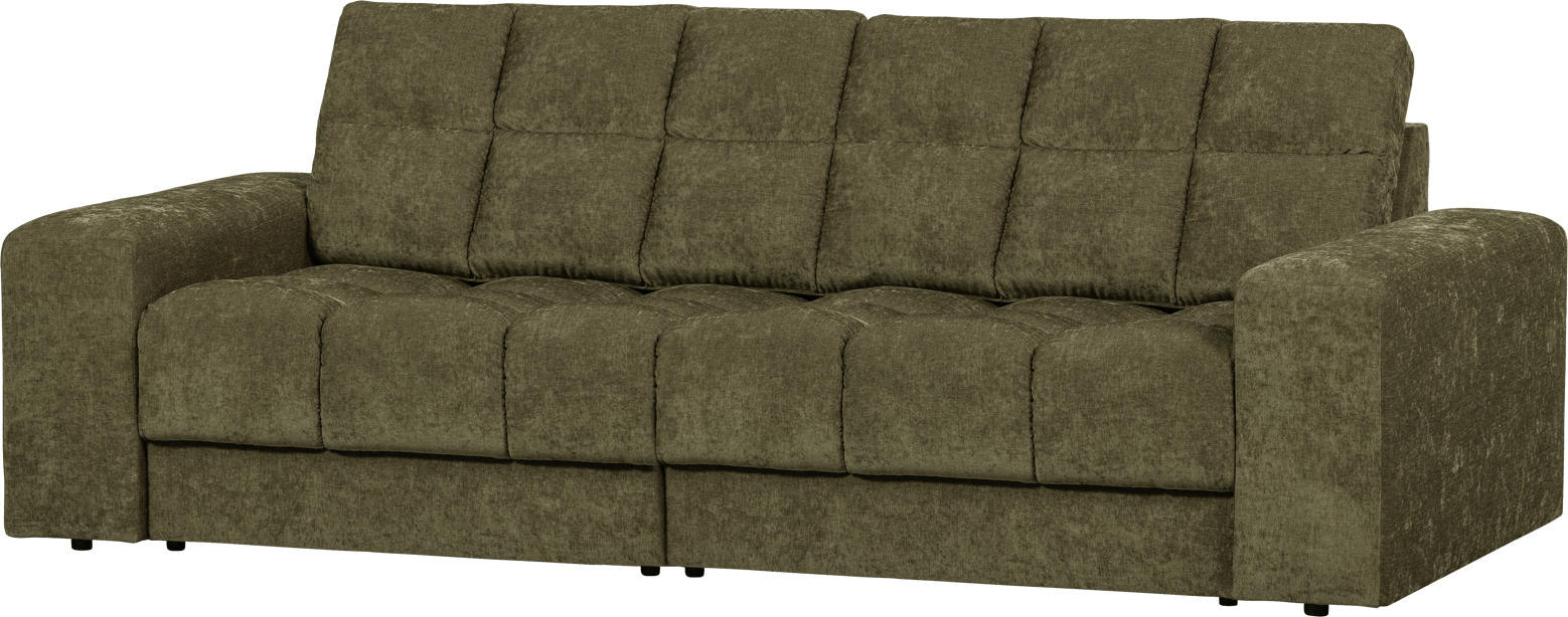 2-personers Woood Second Date Sofa i Grøn Polyester
