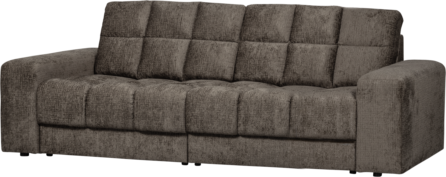 WOOOD Second Date 2-personers sofa i grå velour