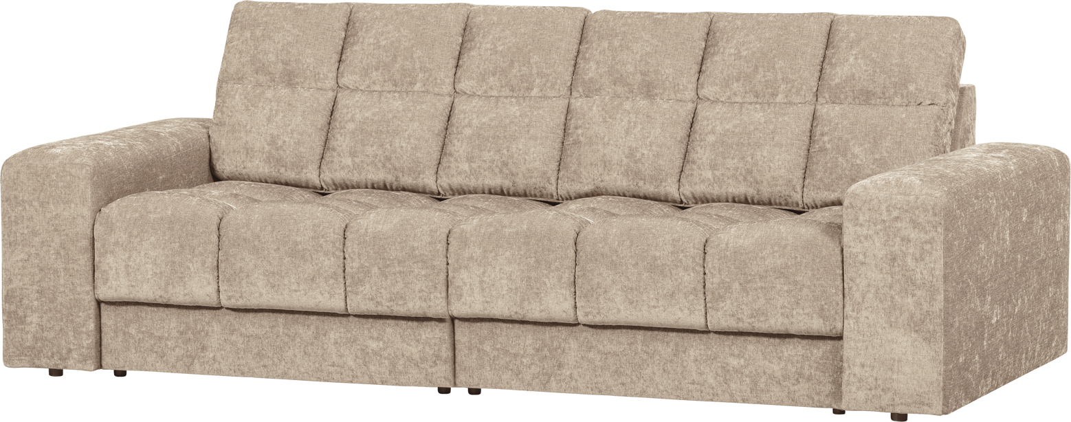 Elegant 2-personers nougatfarvet sofa fra WOOOD