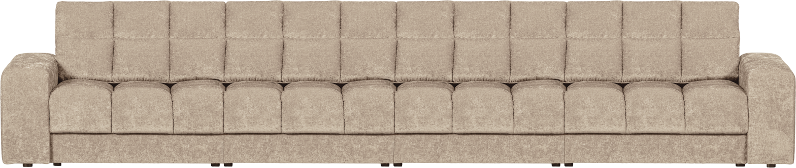 WOOOD Second Date 4-personers sofa i nougat – stilfuld komfort!