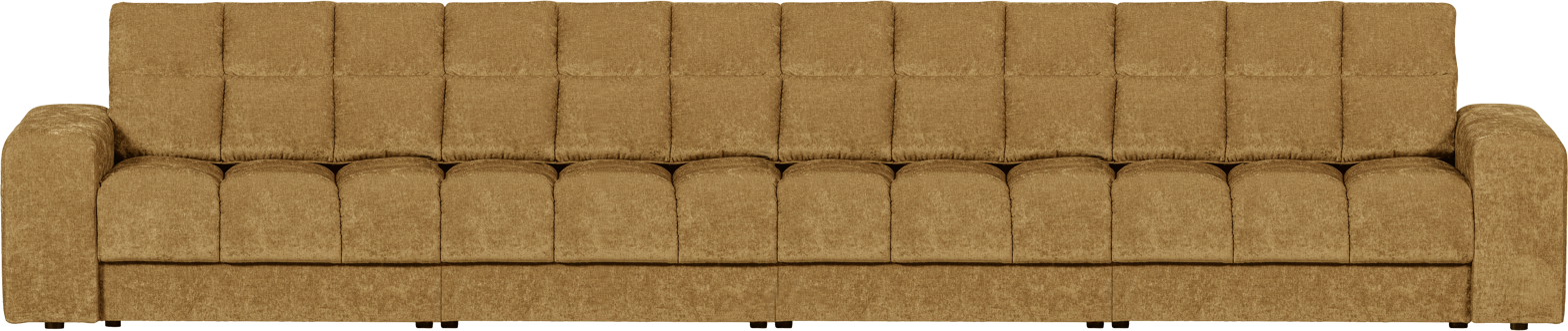 Elegant 4-personers Sofa i Guld Polyester fra WOOOD