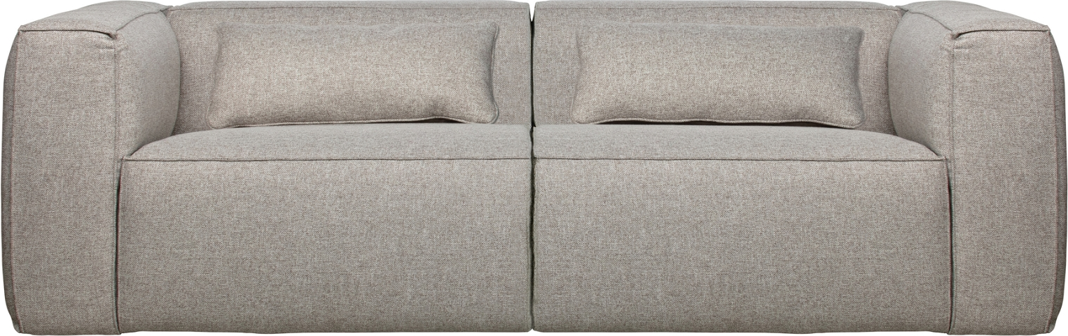 Personers Sofa Woood Exclusive Bean Lysegrå Stof Med Puder H73b246d96