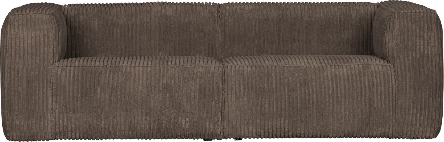 3,5-personers Woood Exclusive Bean Sofa i Brun Polyester