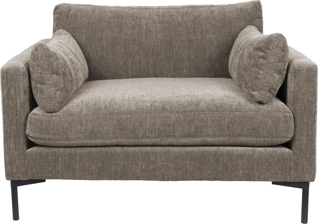 Zuiver Summer 1-personers sofa i kaffefarvet stof