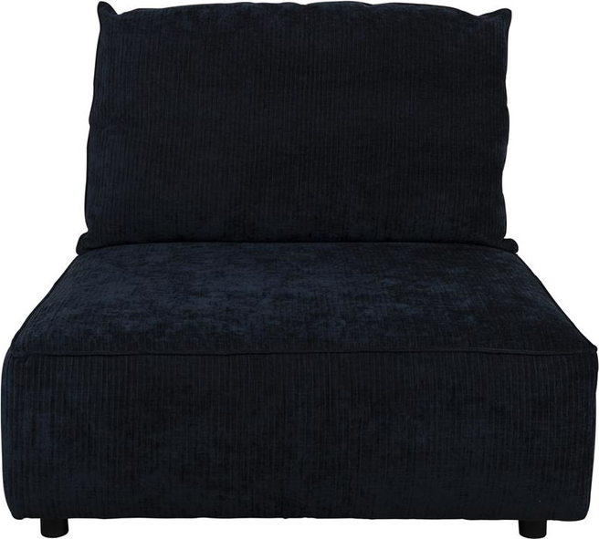 Zuiver Element Hunter 1-personers Sofa i Kulsort Stof