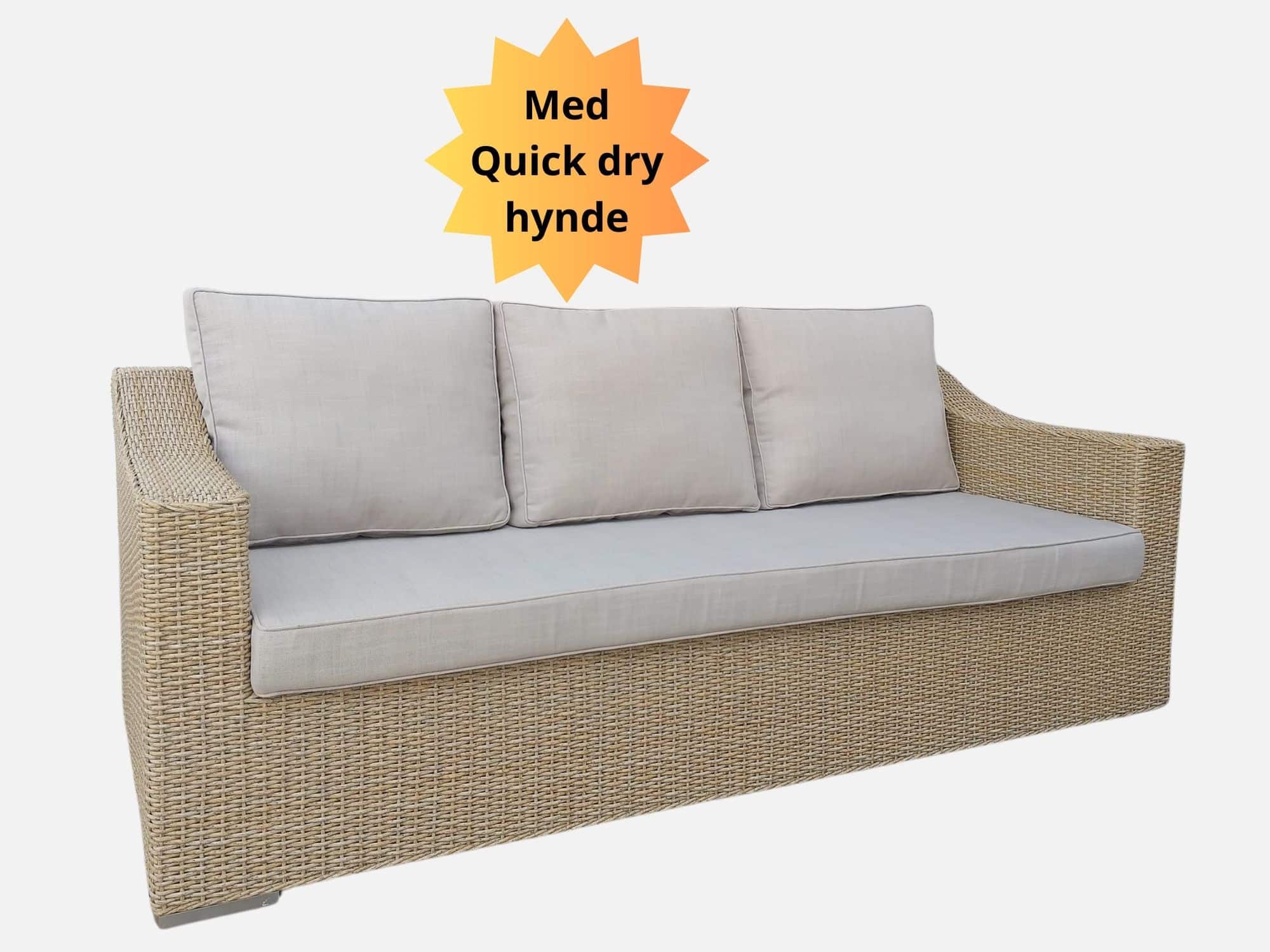 Loungesofa Zanzibar Quick Dry – Elegant og Holdbar til Haven