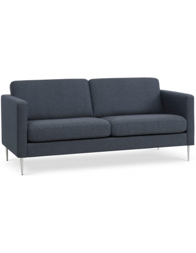 Askset Personers Sofa Polyester B180 D86 Børstet Alugrå Navy