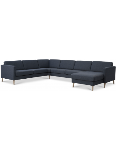 Askset Sofa Polyester B348 D269 Natur Navy