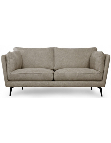 Baria Personers Sofa Metal Polyester B182 Sort Brun