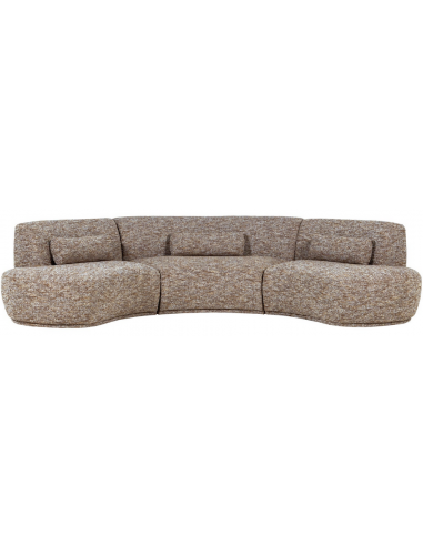 Batavier Buet Sofa i Meleret Lysebrun Polyester
