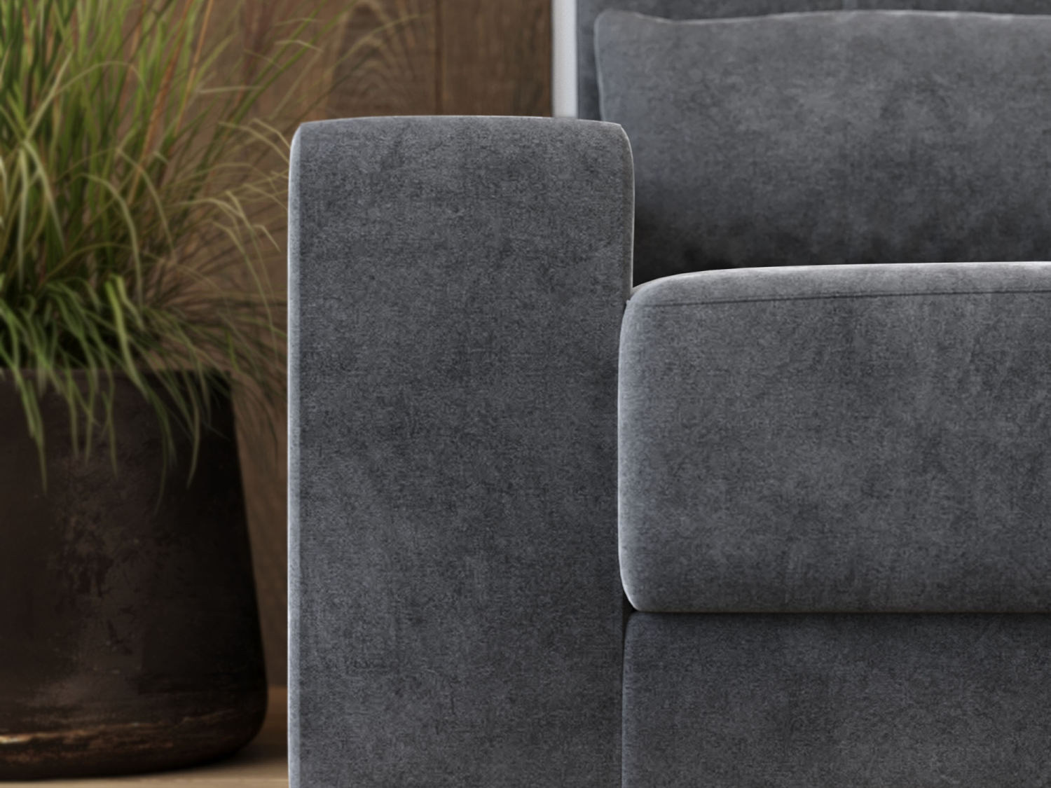 Smart antracit sofa til skabsseng – perfekt til små rum!