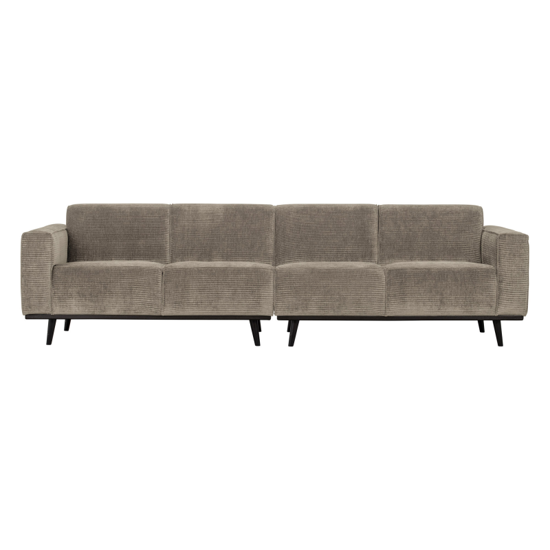 Statement Pers Sofa 280 Flat Rib Clay