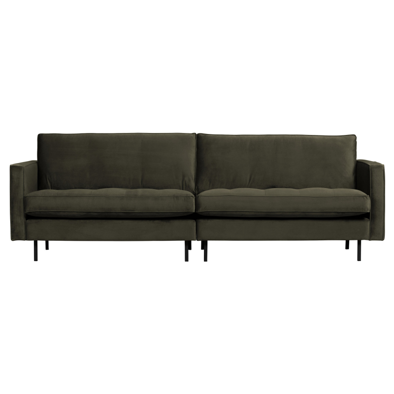Rodeo Classic Pers Sofa i Mørkegrøn Velour – Udsalg!