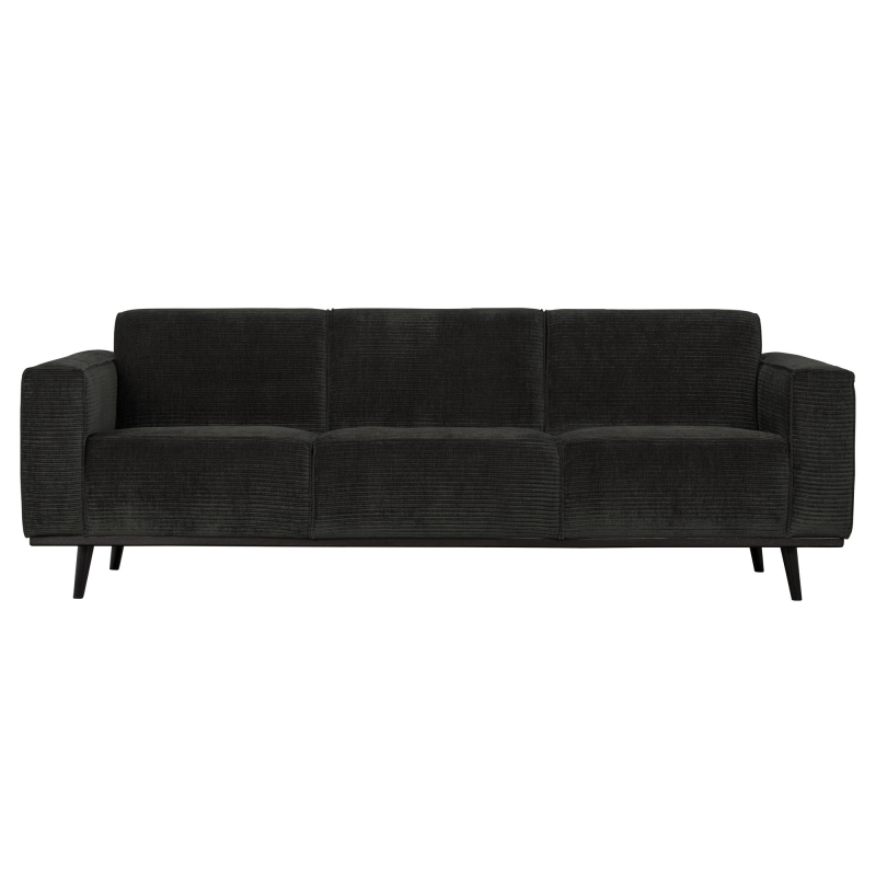 Statement Pers Sofa 230 Flat Rib Graphite