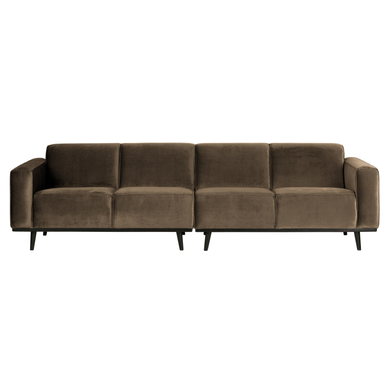 Statement Pers Sofa 280 Velour Taupe