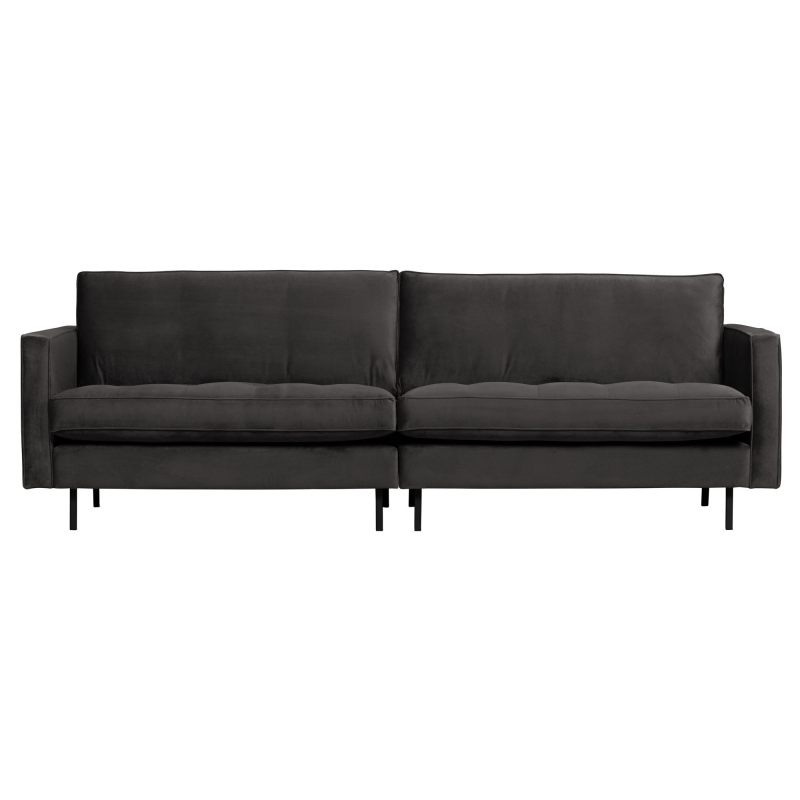 Rodeo Classic Pers Sofa i Anthracite Velour – Fantastisk Tilbud!