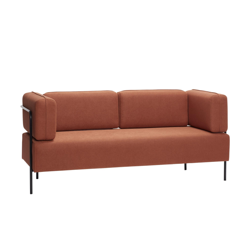 Block Sofa Ravfarve Sort