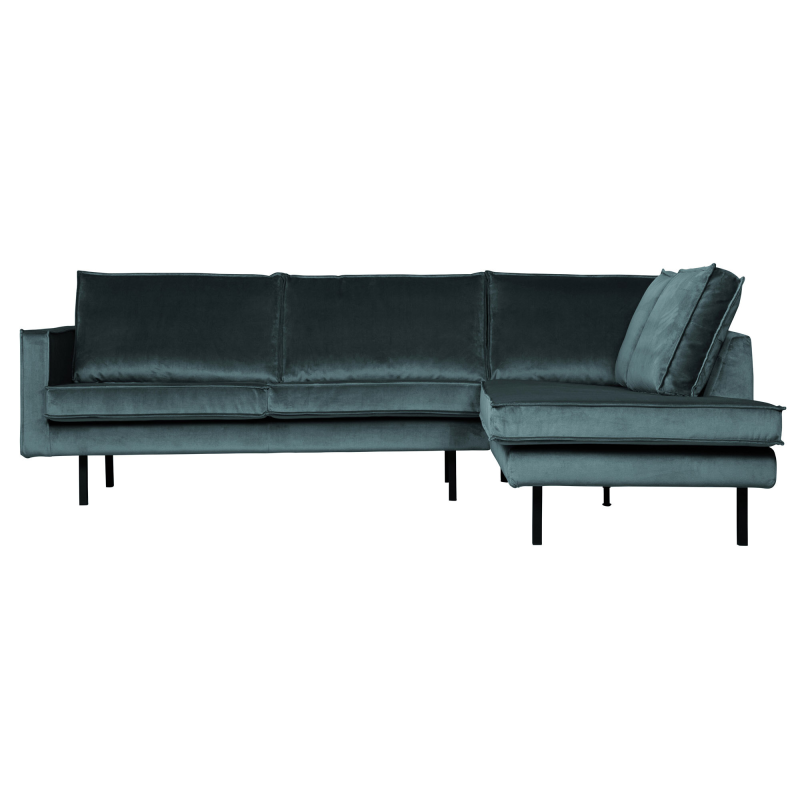 Rodeo Hjørnesofa Højrevendt Velour Teal