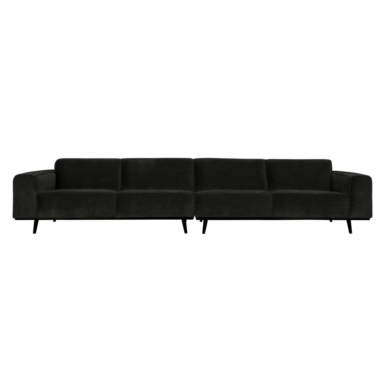 Statement Pers Sofa 372 Flat Rib Graphite