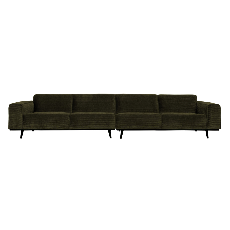 Statement Pers Sofa 372 Flat Rib Warm Green