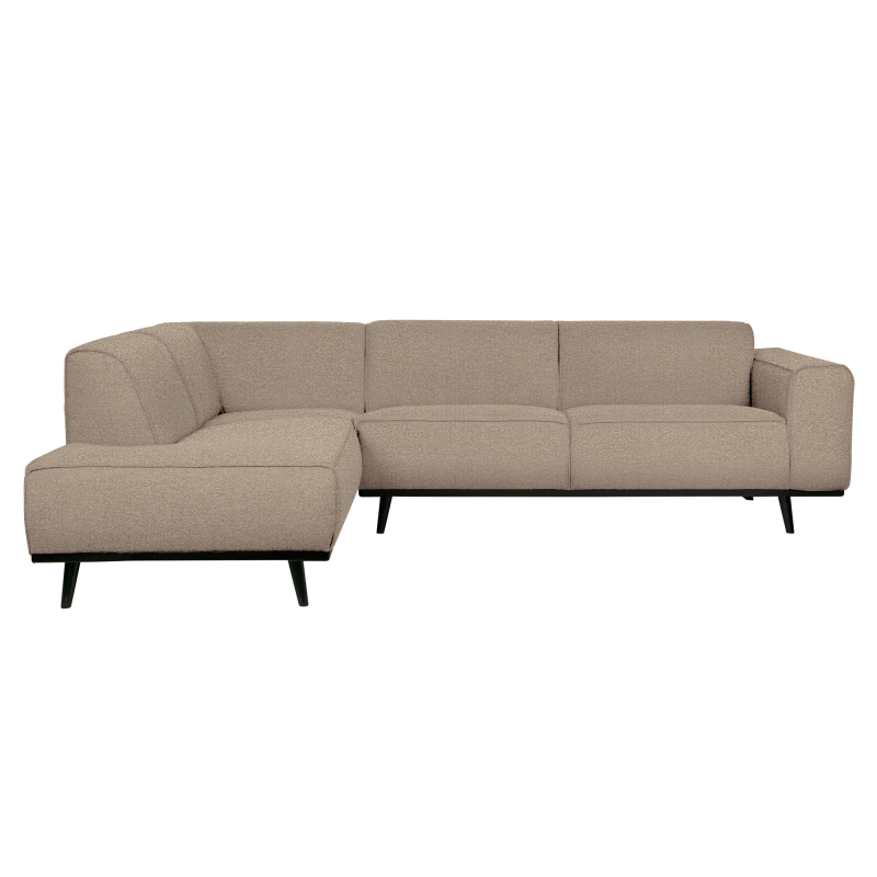 Statement Hjørnesofa Venstrevendt Boucle Beige