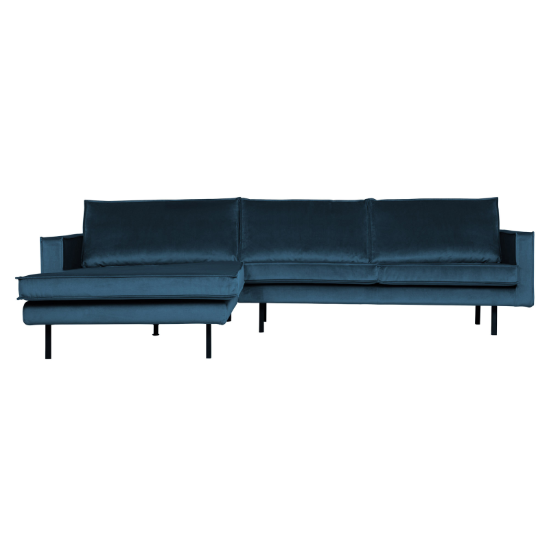 Rodeo Chaiselong Venstrevendt Velour Blue