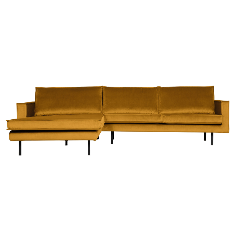 Rodeo Chaiselong Venstrevendt Velour Ochre