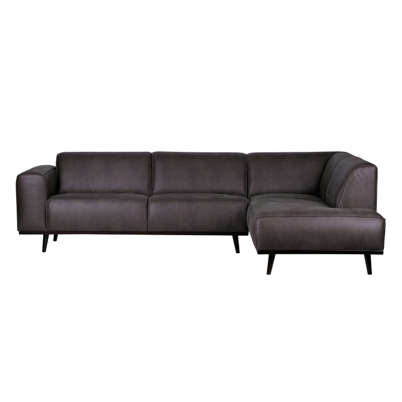 Højrevendt Hjørnesofa i Øko Læder – Gratis Levering!