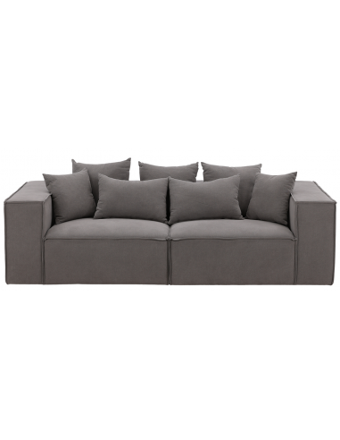 Holm Personers Sofa Linned 232 116 Grå