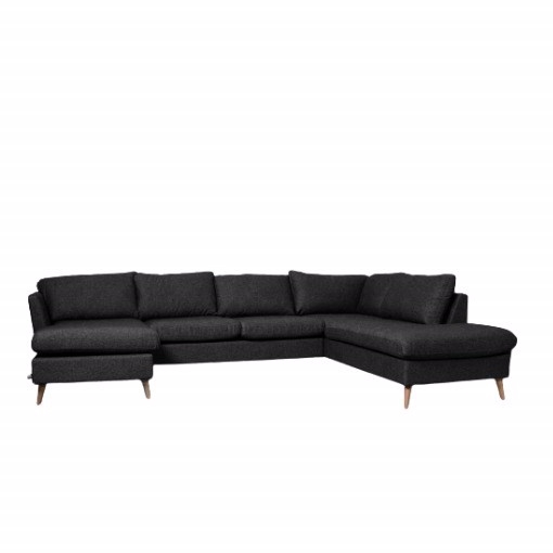 Odense Grå Sofa med Chaiselong - Venstrevendt Tilbud!