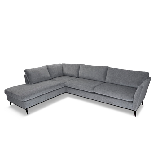 Jakob Open End Sofa i Mørkegrå - Stilfuld og Funktionel