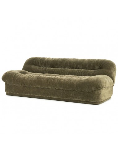 Nook 3-personers grøn sofa i retrostil - Perfekt til hjemmet!