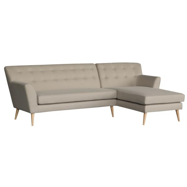 Homeville Padova Højrevendt Chaiselong Sofa i Beige